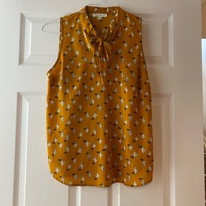 Sleeveless cactus blouse